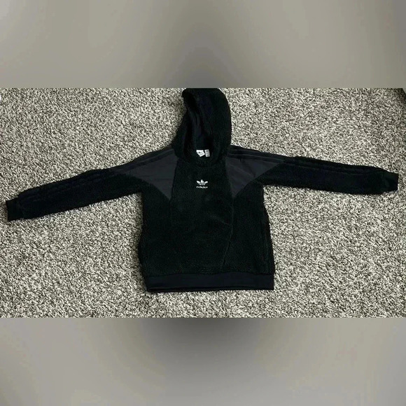 Adidas Cozy Hooded Pullover Sherpa for boys - Picture 1 of 7